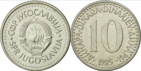 Iugoslavia 1987 - 10 dinari, circulata