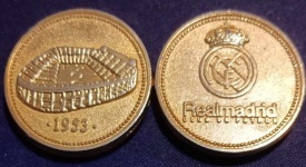 Jeton - Real Madrid, stadionul Santiago Bernabeu in 1953