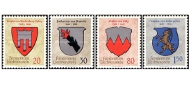 Liechtenstein 1964 - steme, serie neuzata