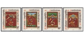 Liechtenstein 1987 - cei 4 Evangelisti, serie neuzata