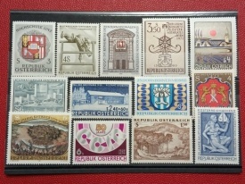 Lot timbre aniversari - Austria, neuzate