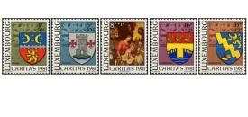 Luxemburg 1981 - stemele localitatilor, serie neuzata