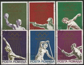Romania 1972 - Jocurile Olimpice de Vara - Munchen, serie neuzata