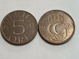 Suedia 1979 - 5 ore, circulata