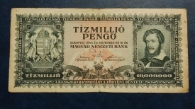 Ungaria 1945 - 10 milioane pengo, circulata