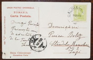 1912 - Baile Calimanesti, Mănăstirea Cozia (jud.Vâlcea) - Img 2