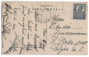 1922 - București, păstor - vedere circulata - Img 2