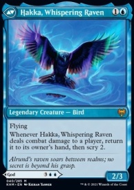 Alrund, God of the Cosmos // Hakka, Whispering Raven FOIL - Img 2