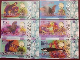 Antarctica 2020 - set, necirculata (6 bucati diferite)