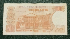 Belgia 1966 - 50 francs, circulata - Img 2