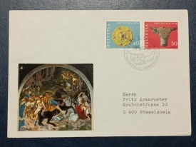 Elvetia 1974 - arheologie, FDC