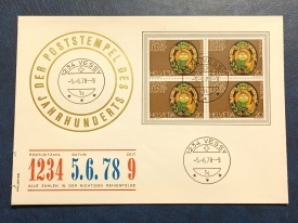 Elvetia 1978 - expo filatelic, de 4 pe FDC