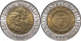 Filipine 2003 - 10 piso, circulata