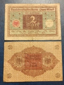 Germania 1920 - 2 mark, circulata