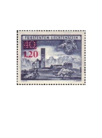 Liechtenstein 1952 - biserica Bendern, supr. neuzata