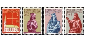 Liechtenstein 1966 - Craciun, serie neuzata