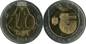 Moldova 2018 - 10 lei, circulata