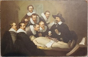 Pictura de Rembrandt - Anatomie, vedere litho Stengel