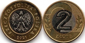 Polonia 2009 - 2 zloty, circulata