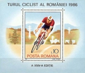 Romania 1986 - turul ciclist, colita neuzata