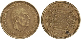 Spania 1966 - 1 peseta, circulata