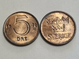 Suedia 1972 - 5 ore, circulata