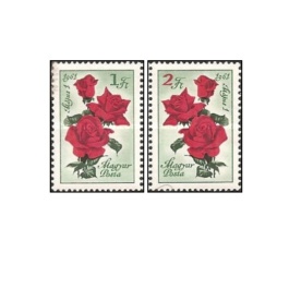 Ungaria 1961 - trandafiri, serie neuzata