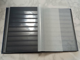 Album clasor filatelic A4, albastru - Img 2