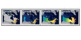 Canada 1981 - evoluția Canadei de la Confederație până în prezent, serie neuzata