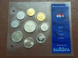 Croatia 1999-2005 - set monede necirculate