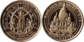Franta 2025 - medal aurit, Basilique - JESUS J'AI CONFIANCE EN TOI
