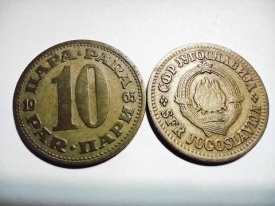 Iugoslavia 1965 - 10 para, circulata