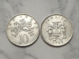 Jamaica 1986 - 10 cents, circulata