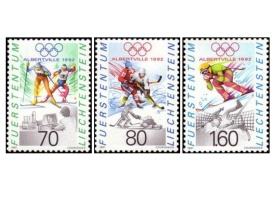 Liechtenstein 1991 - J.O.Albertville, serie neuzata