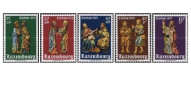Luxemburg 1973 - Craciun, serie neuzata
