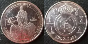 Medal 2002 - comemorativ Real Madrid, La Cibeles