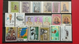 Zaire 1972-82 - timbre neuzate