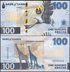 Zambia 2024 - 100 Kwacha, necirculata