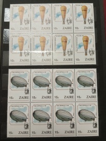Album filatelic A5 cu colectie Zaire, nestampilate - Img 10