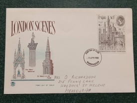 Anglia 1980 - expo Londra, FDC