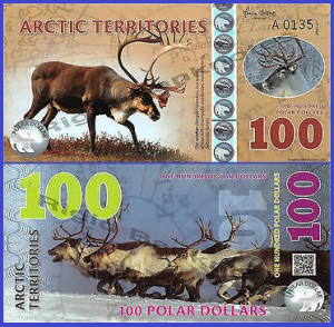 Antarctica 2017 - 100 dollars, necirculata