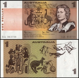 Australia 1983 - 1 dollar, necirculata