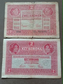 Austro-Ungaria 1917 - 2 korona, circulata