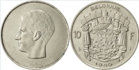 Belgia 1969 - 10 francs, circulata