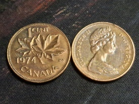 Canada 1974 - 1 cent, circulata