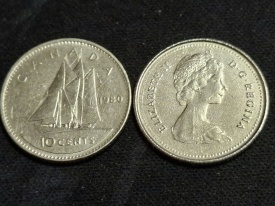 Canada 1980 - 10 cents, circulata