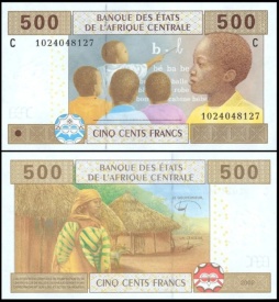 Chad 2002 - 500 francs, necirculata