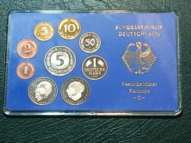 Germania 1976D - set complet necirculata in blister plastic
