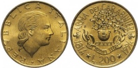 Italia 1994 - 200 lire, circulata - comemorativ