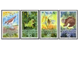 Liechtenstein 1989 - fauna, serie neuzata